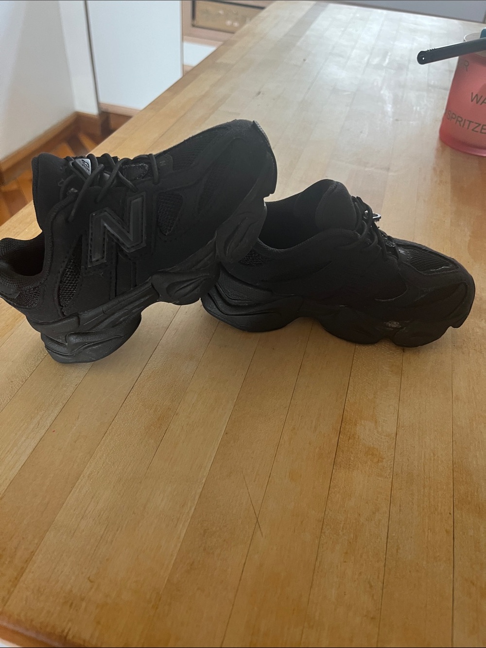 New Balance Kids Black Athletic Sneakers